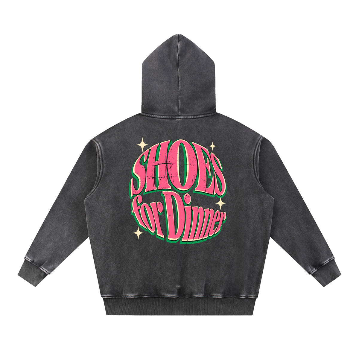 Sparkle Logo Oversized Hoodie