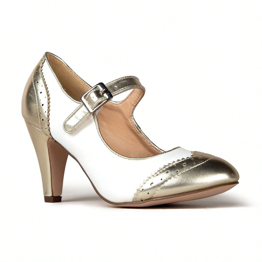 Kym | Gold and White