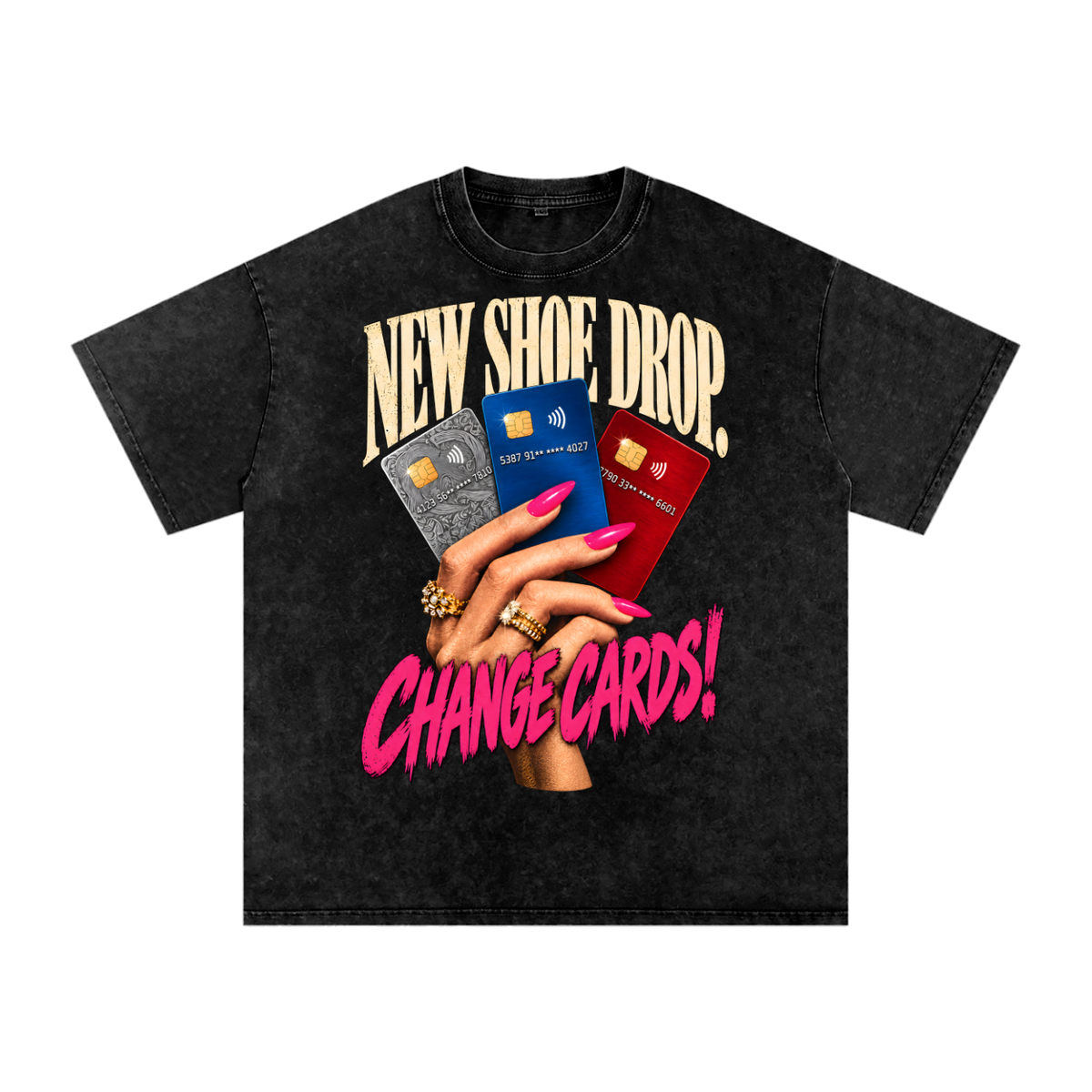 Change Cards! Oversized Tee