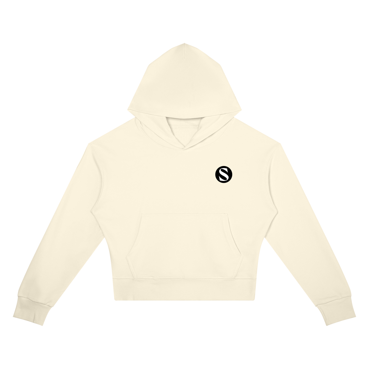 Feed the Sole Collage Cropped Hoodie