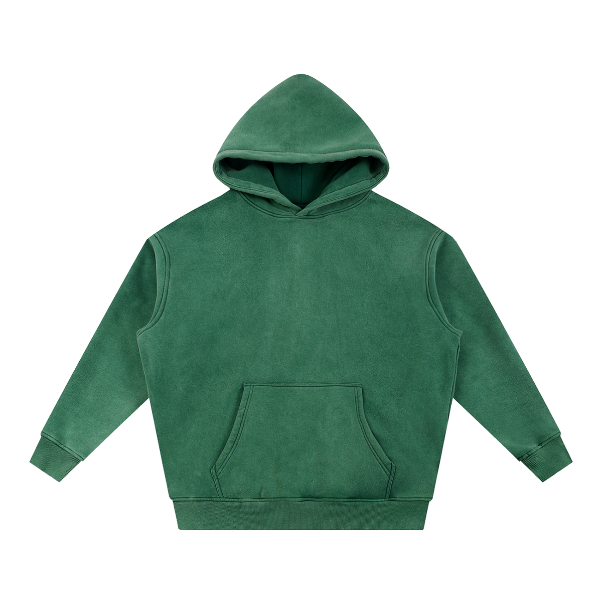 Feed the Sole Collage Oversized Hoodie (Dark Green)