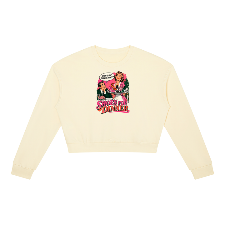 What's for Dinner, Honey? Cropped Crewneck