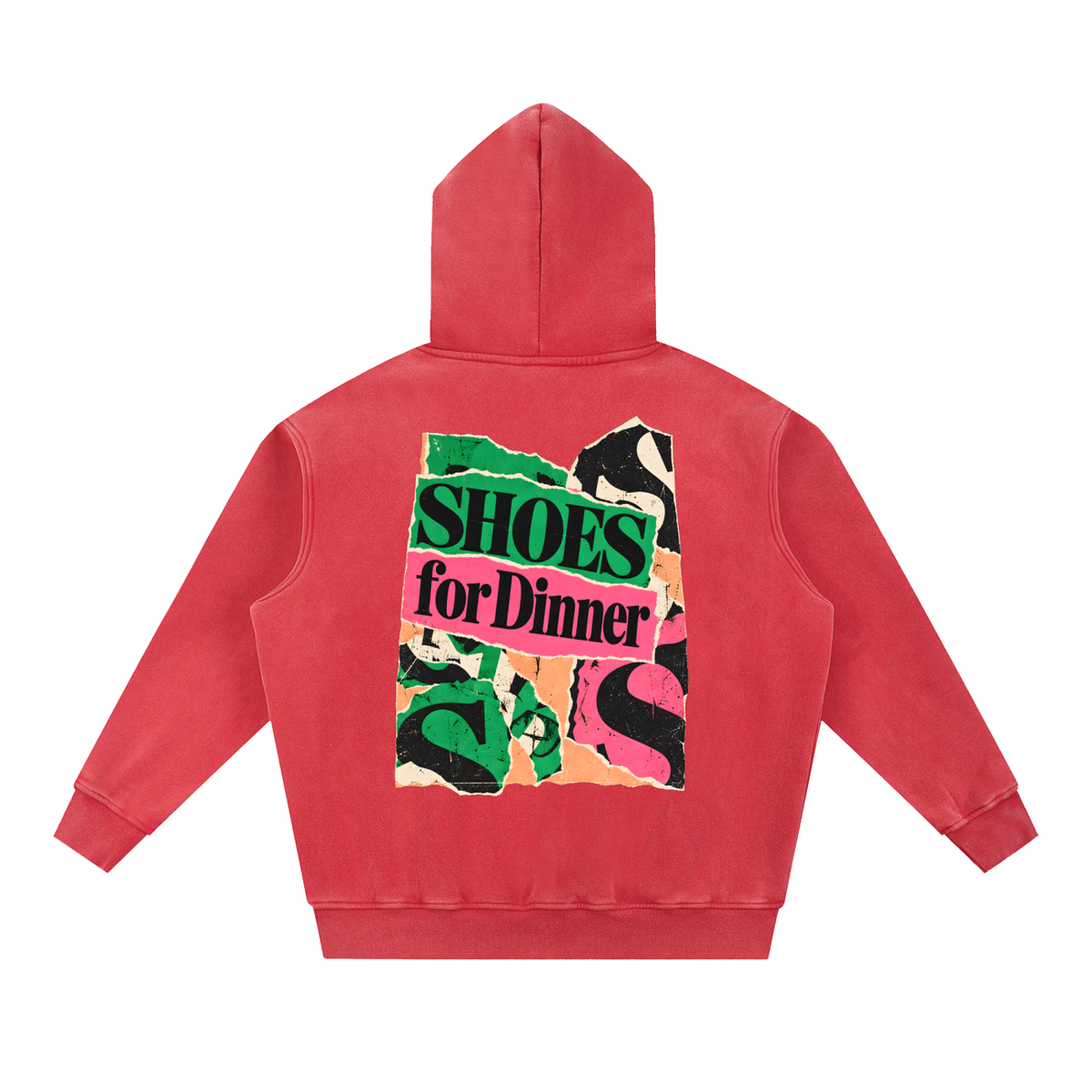 Ransom Note Oversized Hoodie