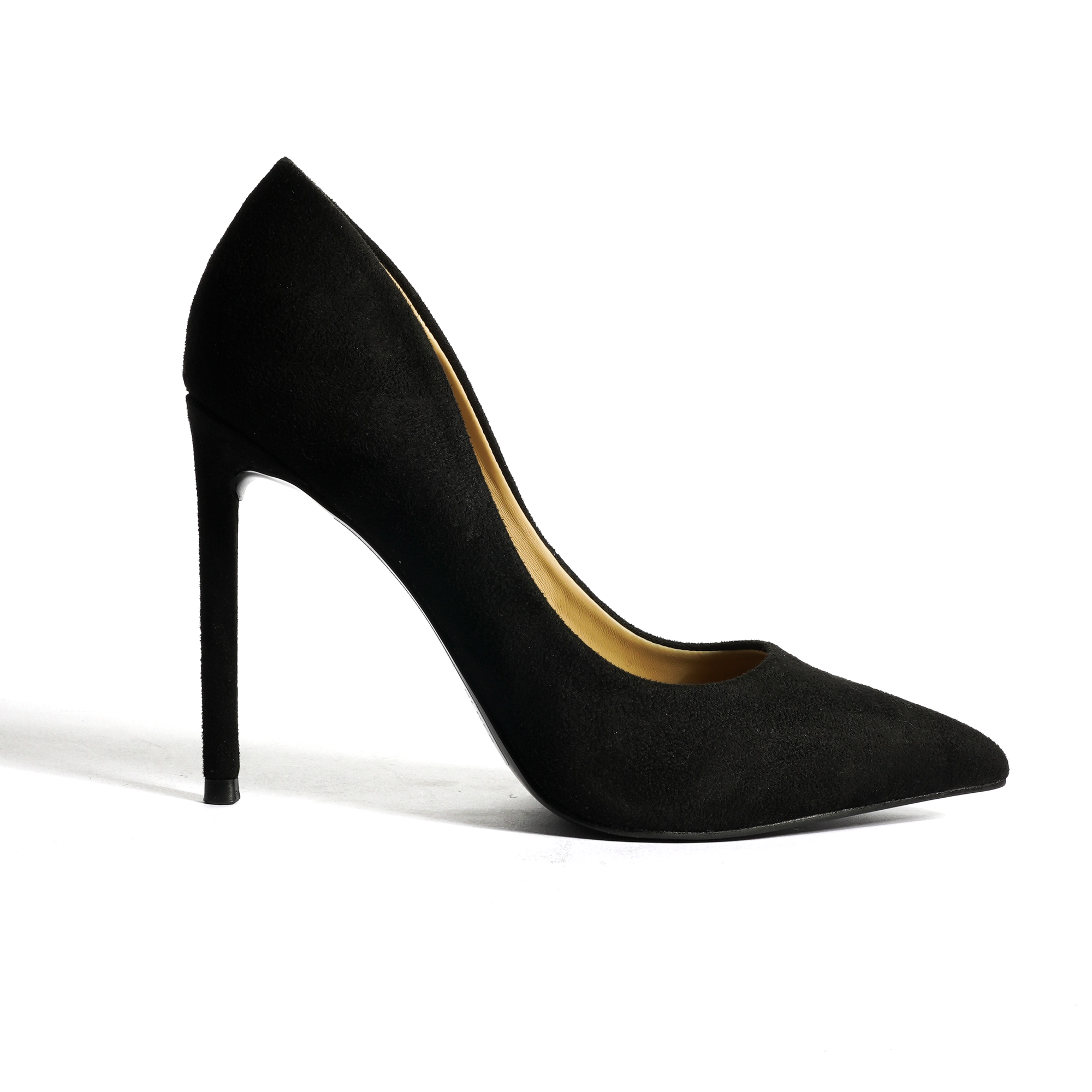 Provision – Black Faux Suede