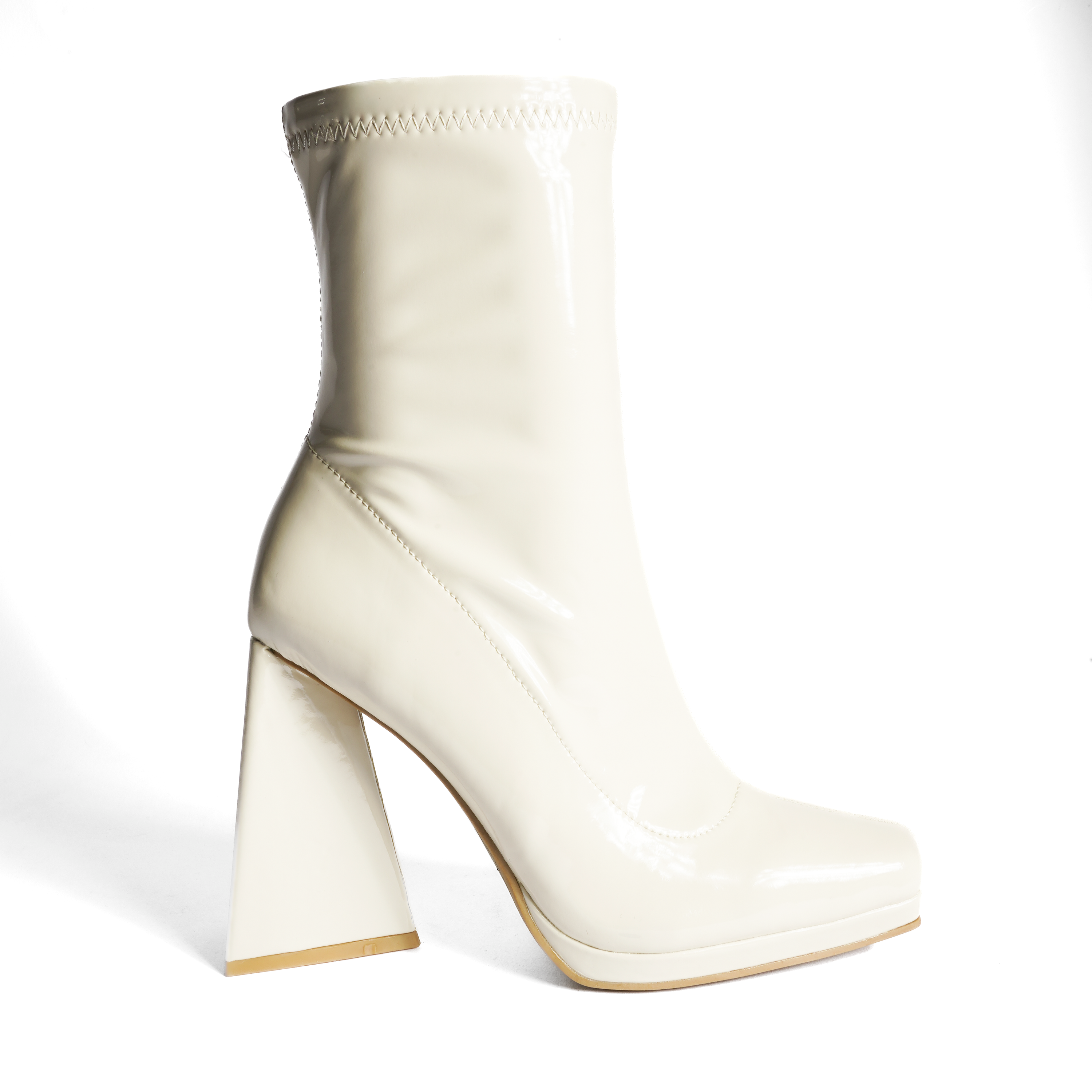 League – Ivory Stretch Patent
