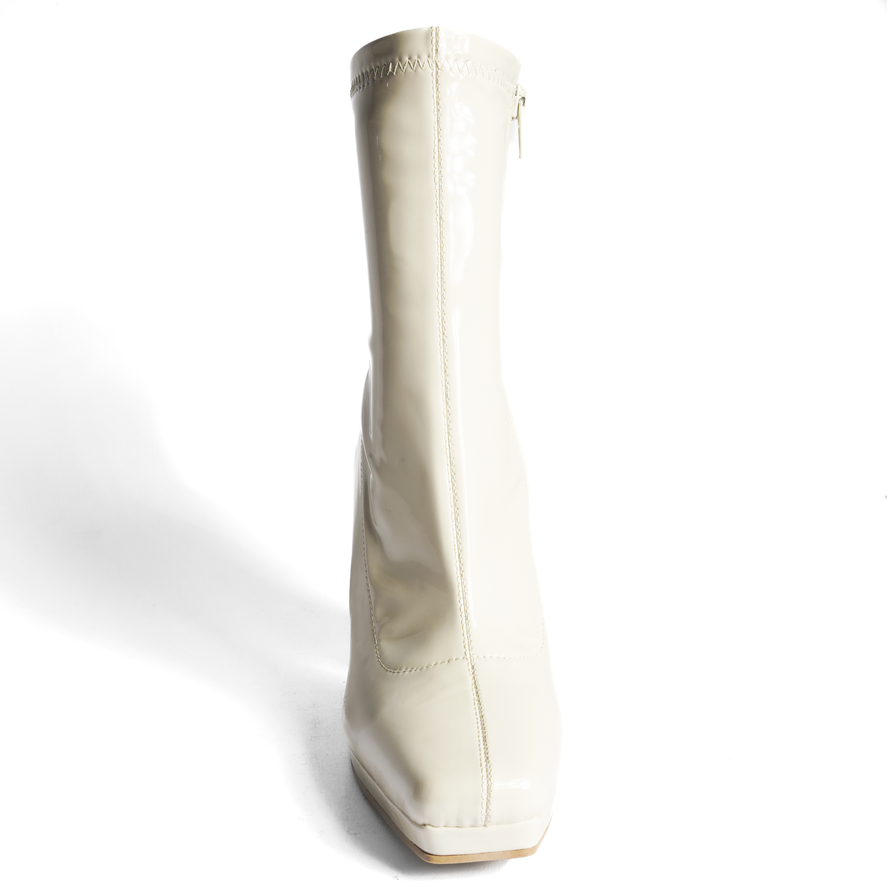 League – Ivory Stretch Patent