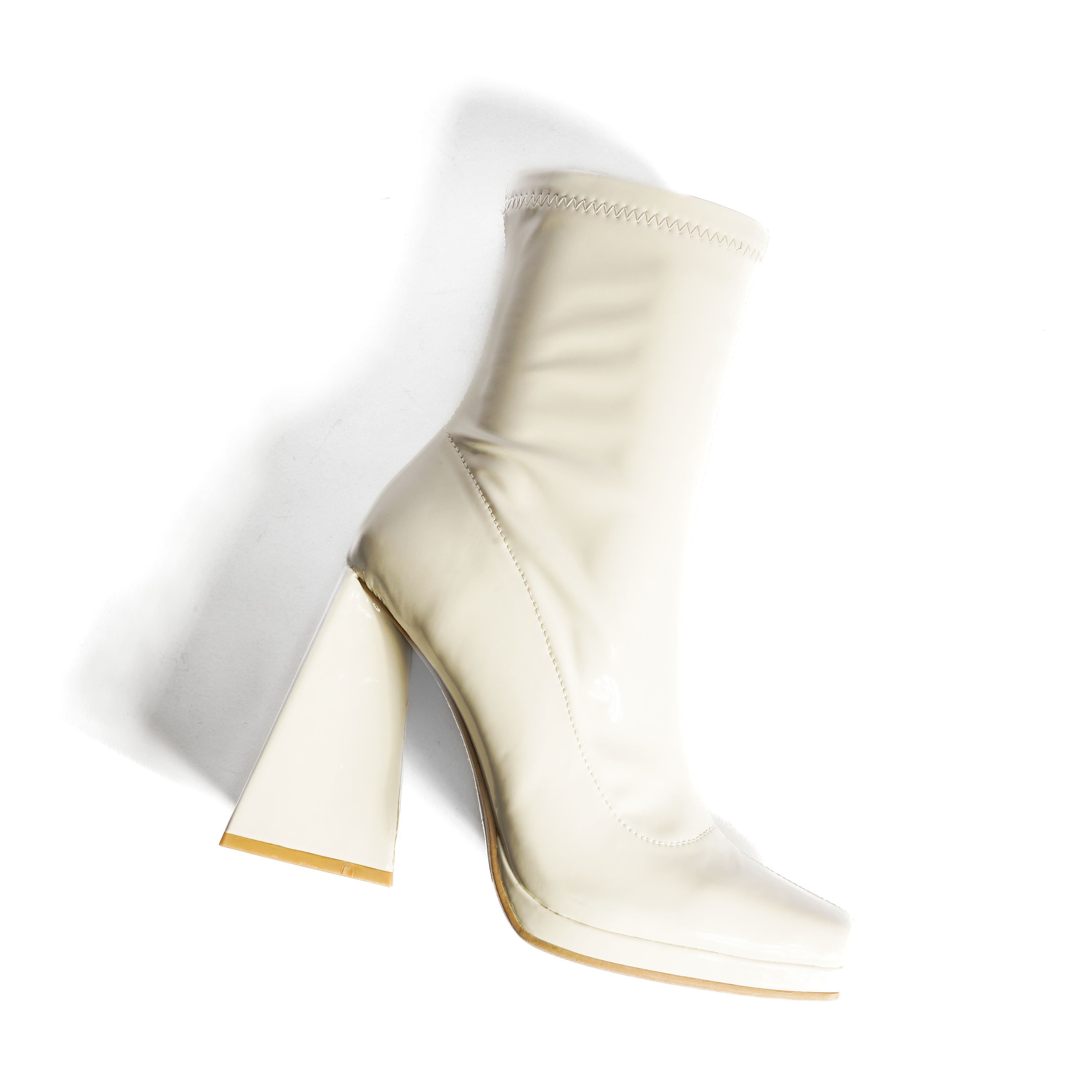 League – Ivory Stretch Patent
