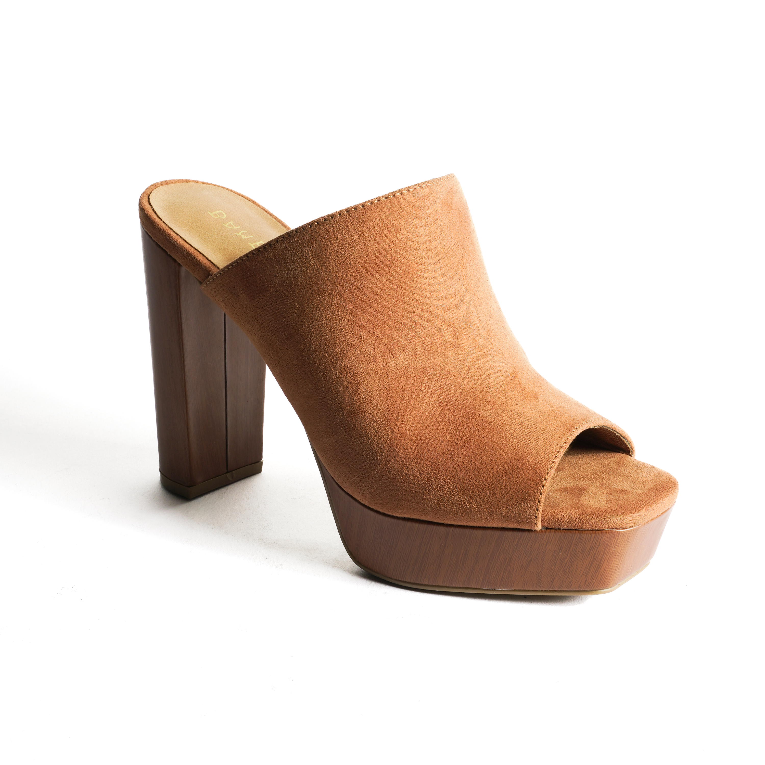 Compose – Dark Camel Faux Suede
