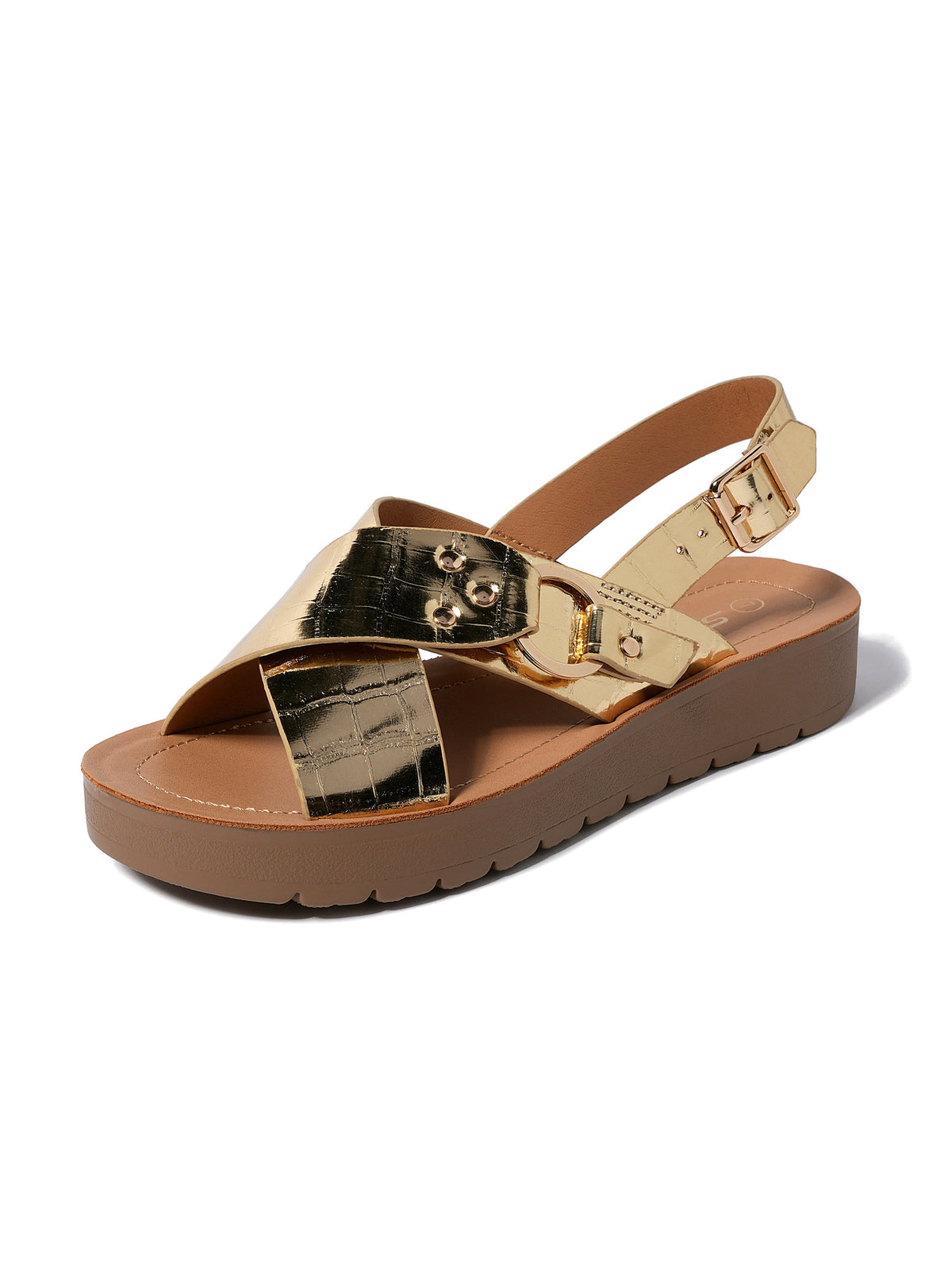 Kirsten – Gold Croc
