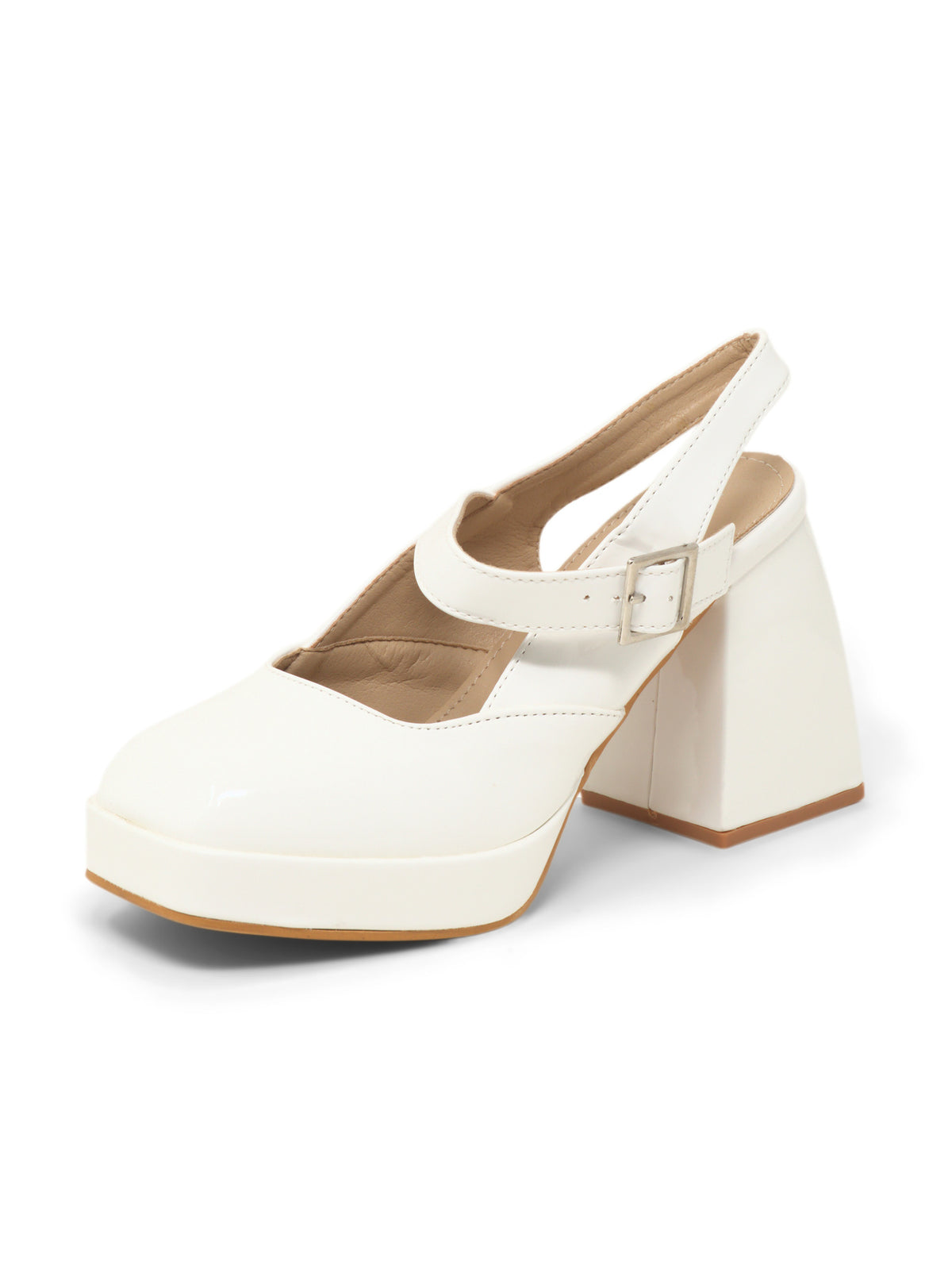 Tri-5 – White Patent