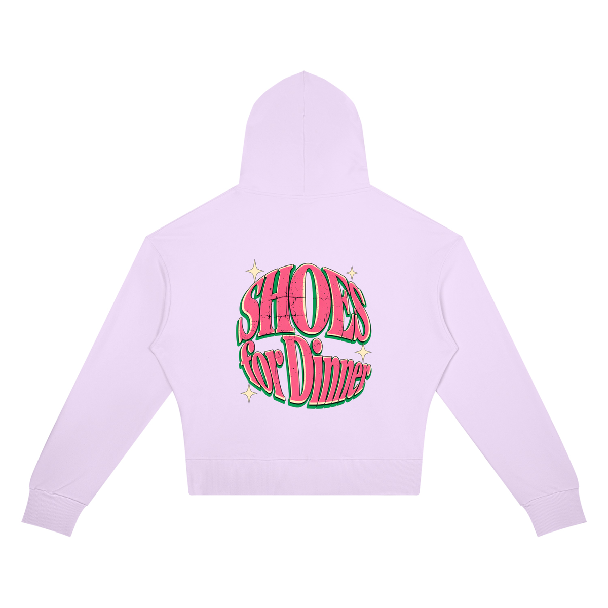 Sparkle Logo Cropped Hoodie