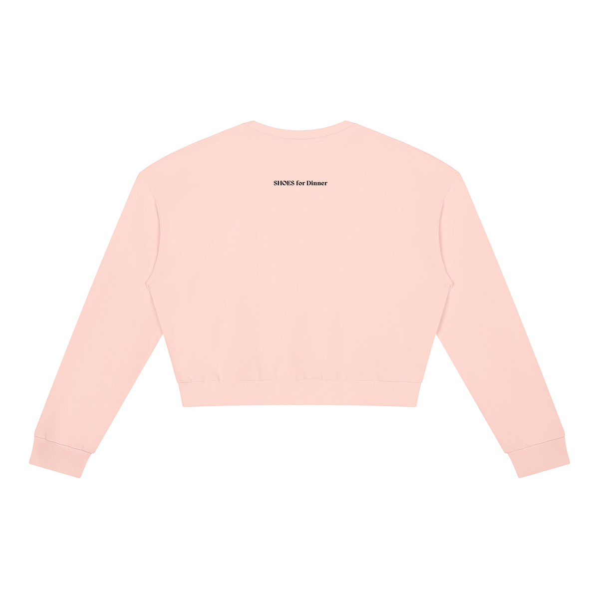Send Shoes, Not Help Cropped Crewneck
